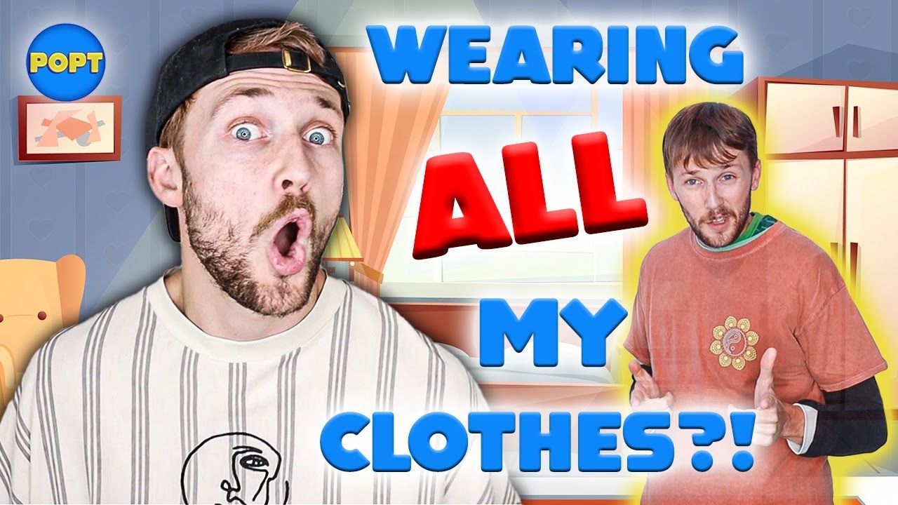 GWISGO FY NILLAD I GYD! WEARING ALL OF MY CLOTHES CHALLENGE!