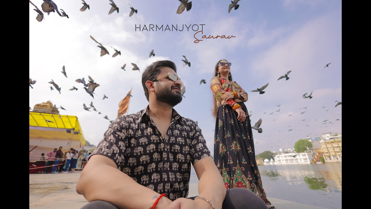 Cinematic Pre-Wedding Film in Udaipur | Harmanjyot &  Saurav | Destination Pre-Wedding Shoot Udaipur