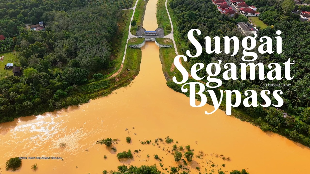 Sungai Segamat Bypass | Malaysia Drone View 4K