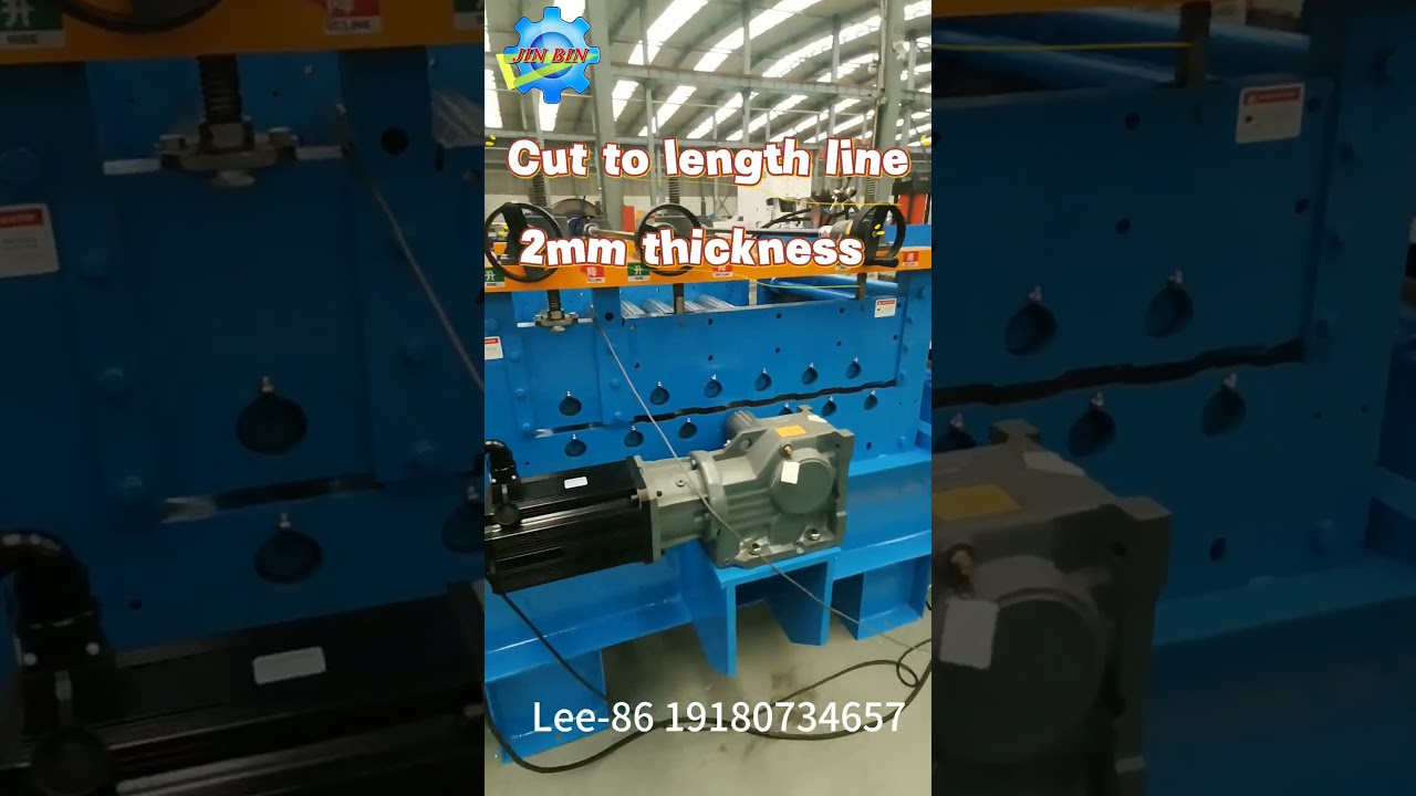 2mm Cut to Length Line - Full Test Run | Chengdu Jinbin Machinery | 20 Years Experience