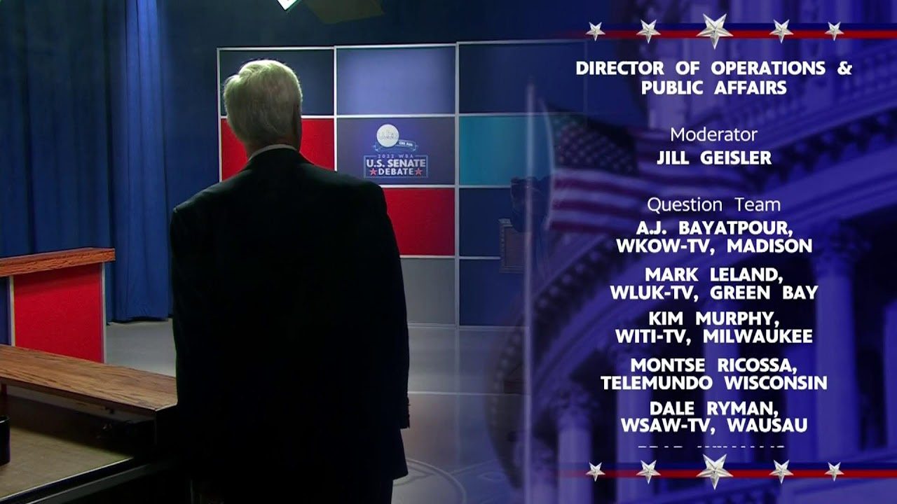 Wisconsin Broadcasters Association 2022 U.S. Senate debate
