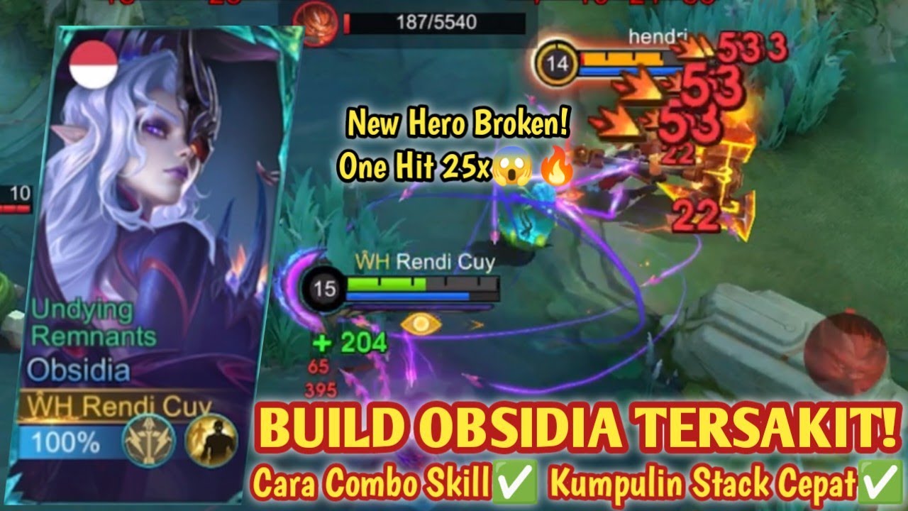 HERO BARU OBSIDIA THE NEXT HERO META!? BASIC ATTACK RUSAK BANGET! BUILD OBSIDIA TERSAKIT 2025 - MLBB