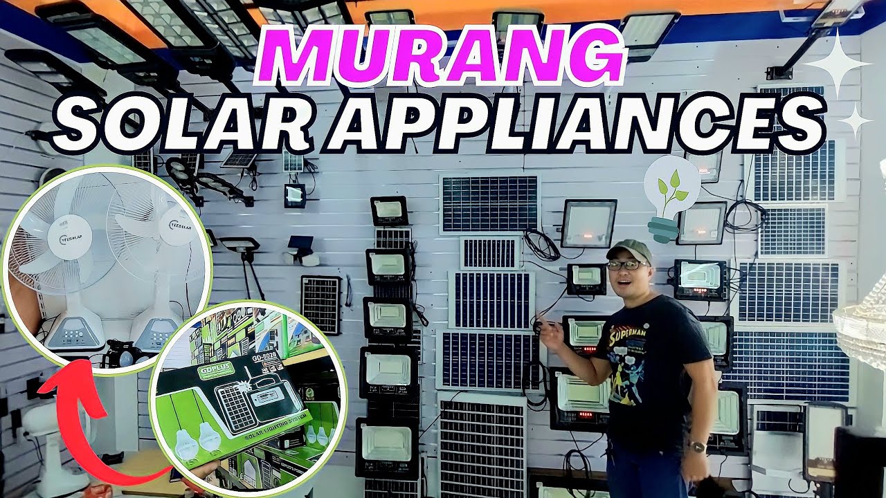 MURANG APPLIANCES | SOLAR LED LIGHTS PANEL, RADIO, ELECTRIC FAN | teamnavarrovlogs