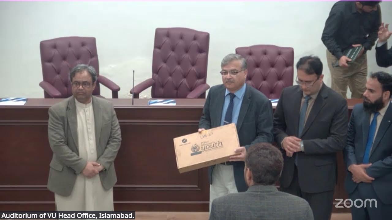 VU Laptop Distribution Ceremony