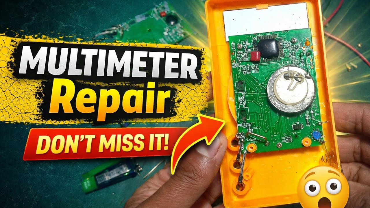 खराब Multimeter फेंकने से पहले यह देखें! 🛠️ How to Repair Digital Multimeter 