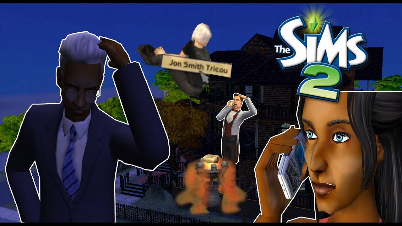 Ichabod Specter Gets Stuck In The Tricou House and Freezes Time (Blightgate, Sims 2)