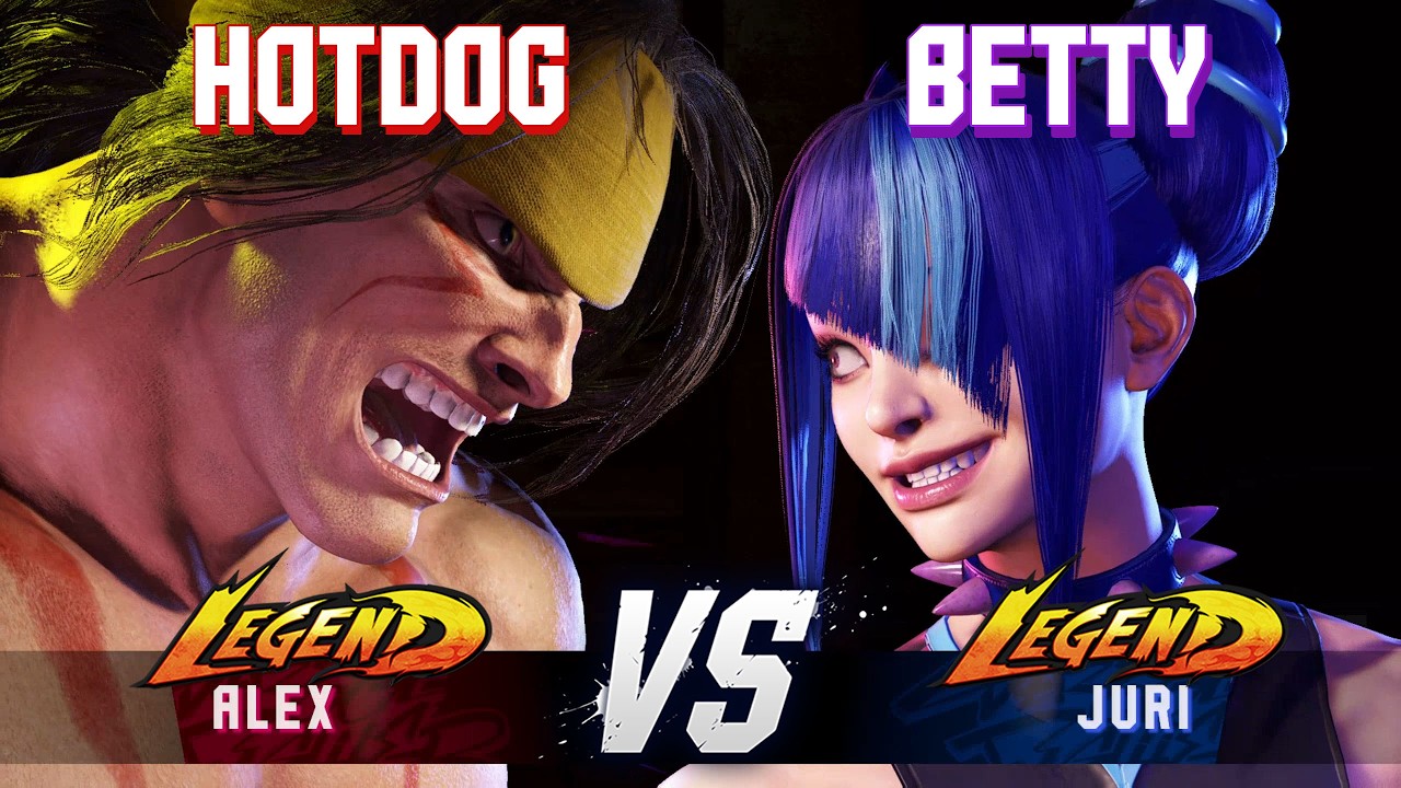 SF6 ▰ HOTDOG29 (Alex) vs BETTY (Juri) ▰ High Level Gameplay