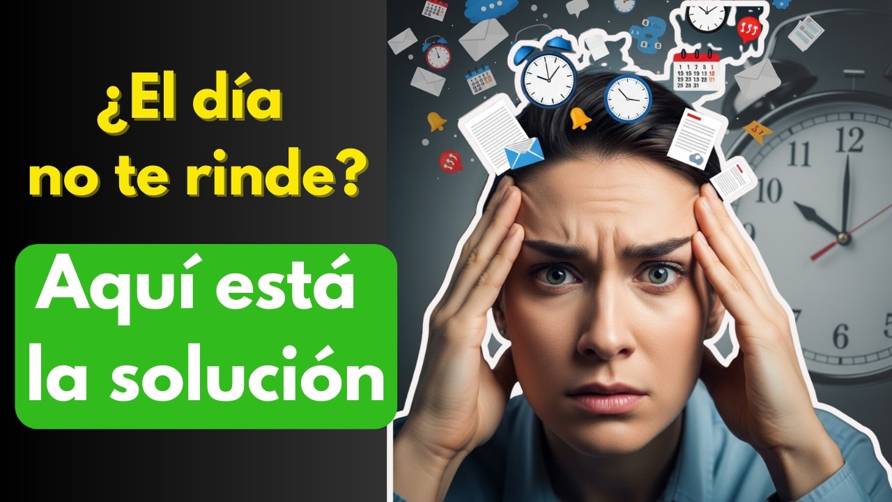 Cómo organizar tu tiempo en 6 pasos (el método que nadie te enseñó)