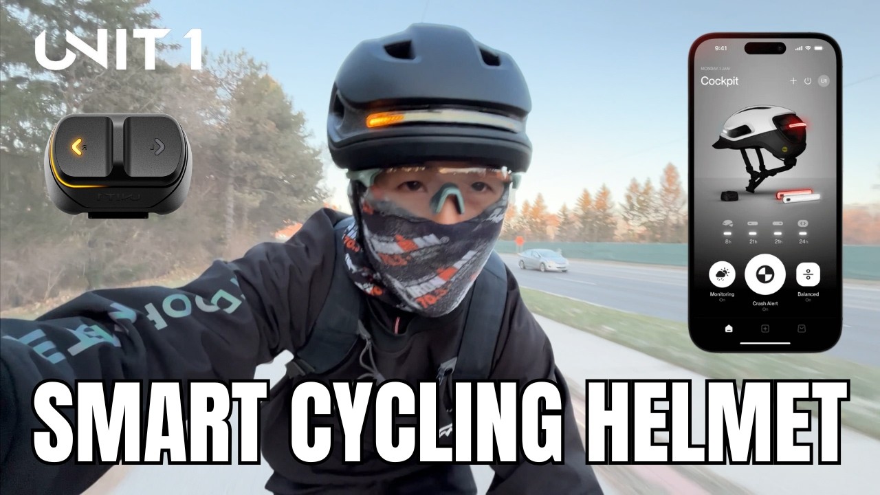 SAFEST and Brightest Cycling Helmet for Commuting - UNIT1 Aura MIPS