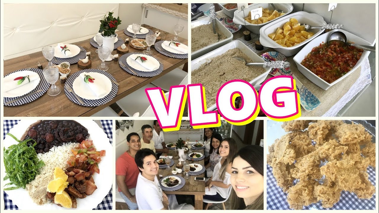 FEIJOADA - VLOG RECEBENDO EM CASA FAMÍLIA PARA ALMOÇO DE DOMINGO |#PahRecebe PALOMA SOARES