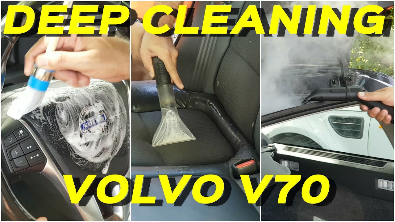 Deep Cleaning and detailing interior Volvo V70