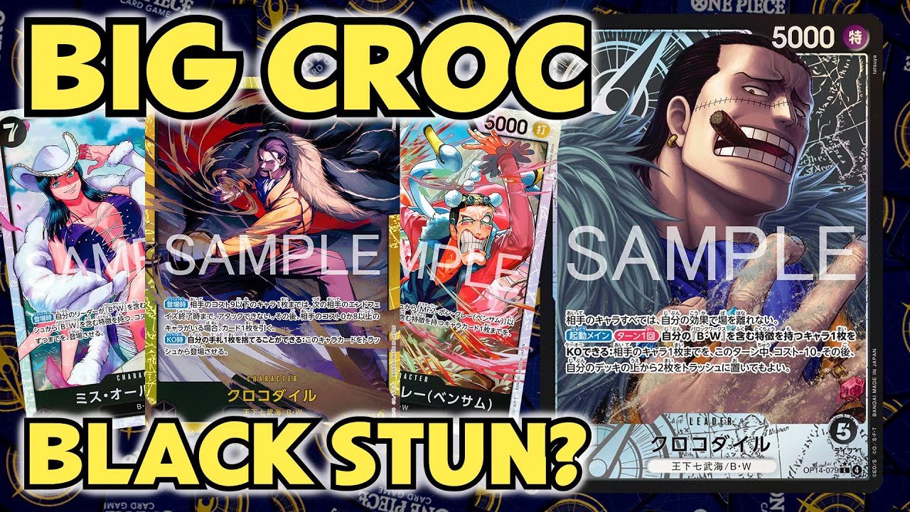 BETTER THAN I THOUGHT!!! - Revisiting OP14 Black Crocodile - Decklist & Gameplay