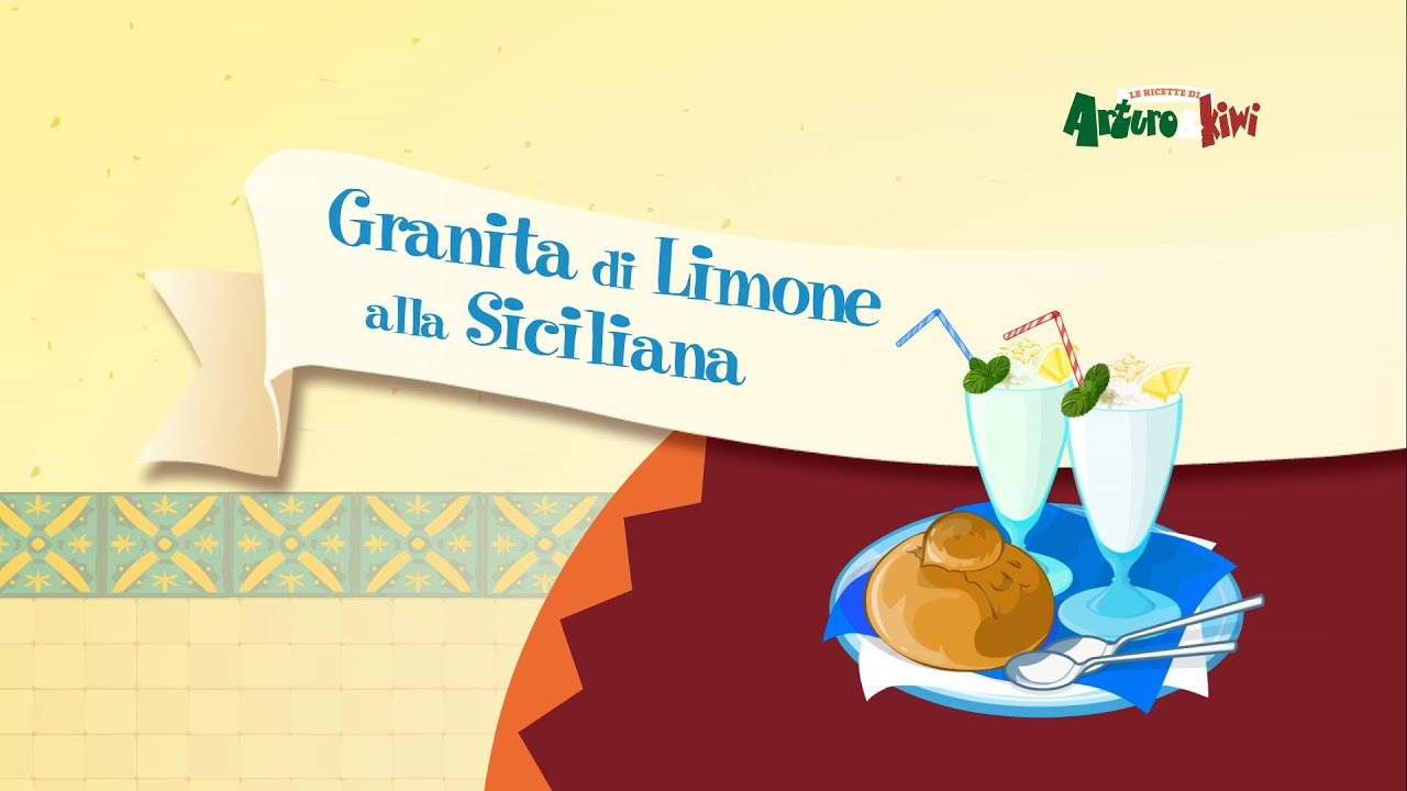 Le Ricette di Arturo&Kiwi - S4 E1 - Granita di Limone alla Siciliana