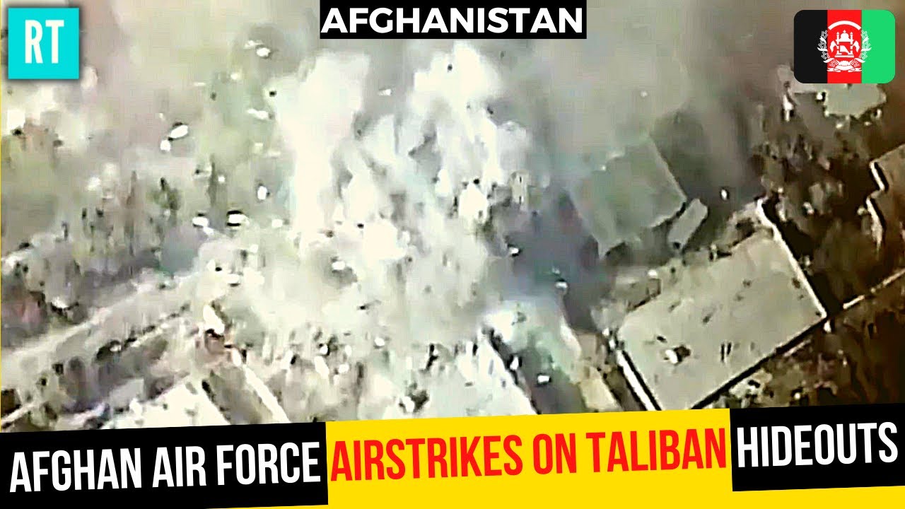 Afghan Air Force Airstrike on Taliban Hideout !!!