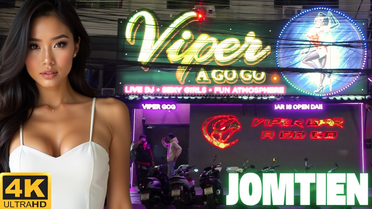 Jomtien Nightlife in 4K! 🔥2025 Raw & Real Walking Experience – Pattaya, Thailand