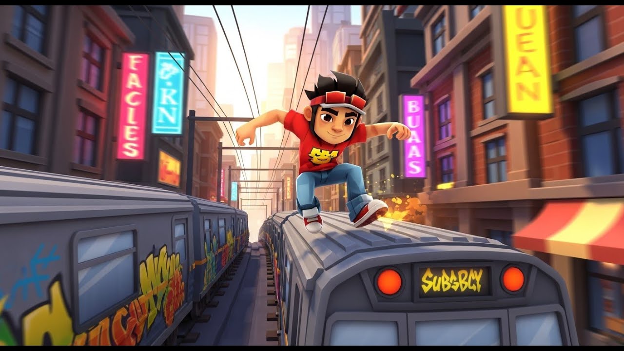 English Subway Surf : 😄 Happy stream | Playing Solo | Streaming with Turnip