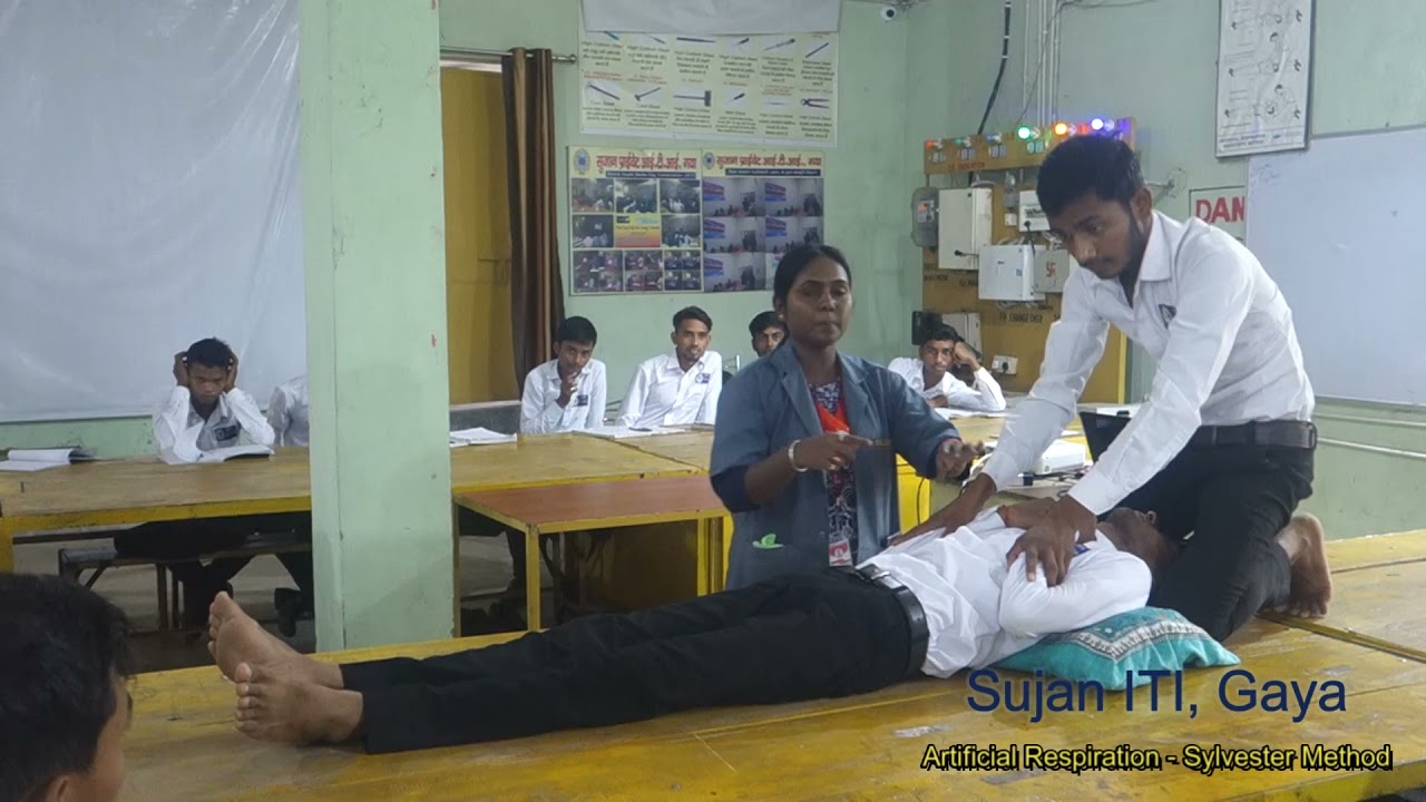 Artificial Respiration - Sylvester Method, Electrician Training, Sujan ITI, Best ITI in Bihar, Gaya