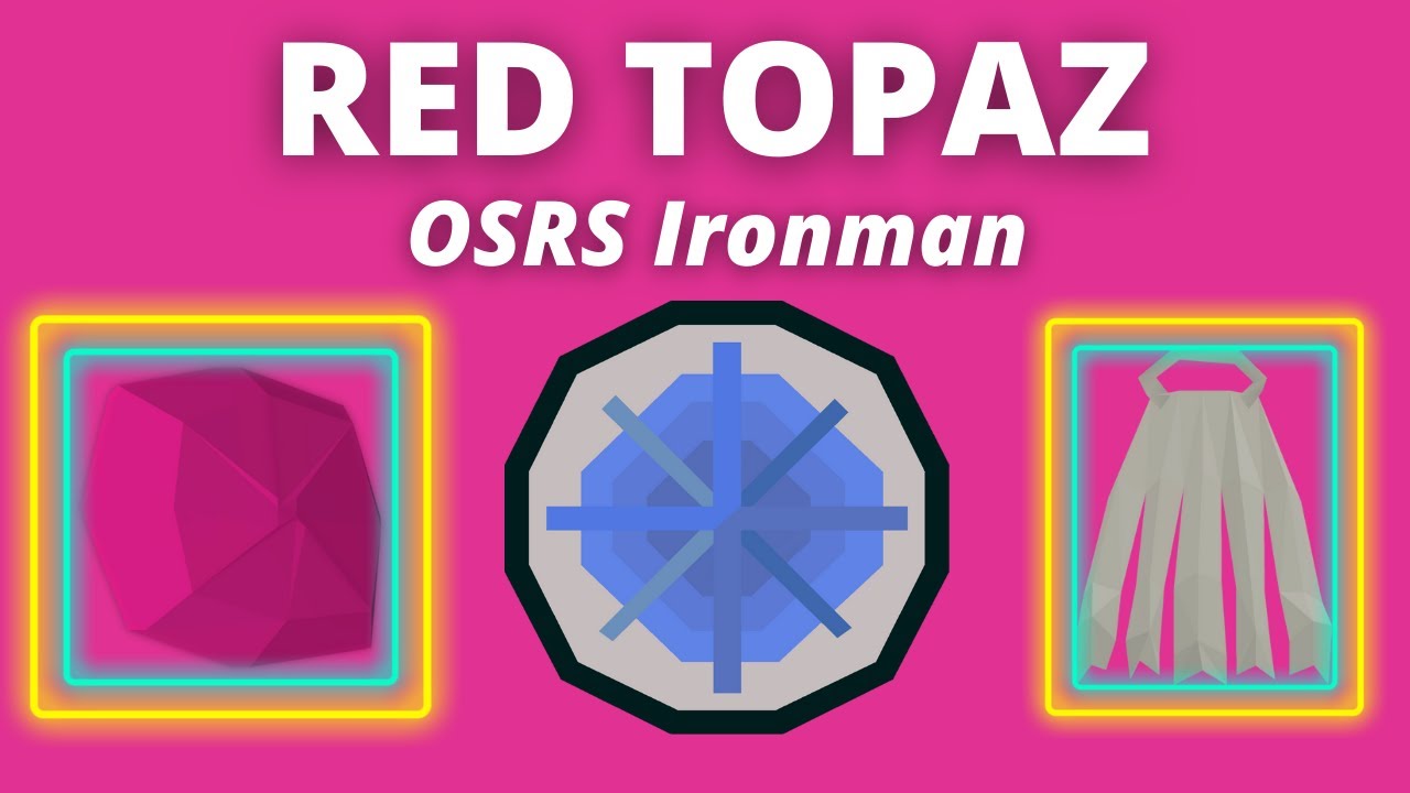 Red Topaz Guide - OSRS Ironman (Legends' Quest Item Requirement)