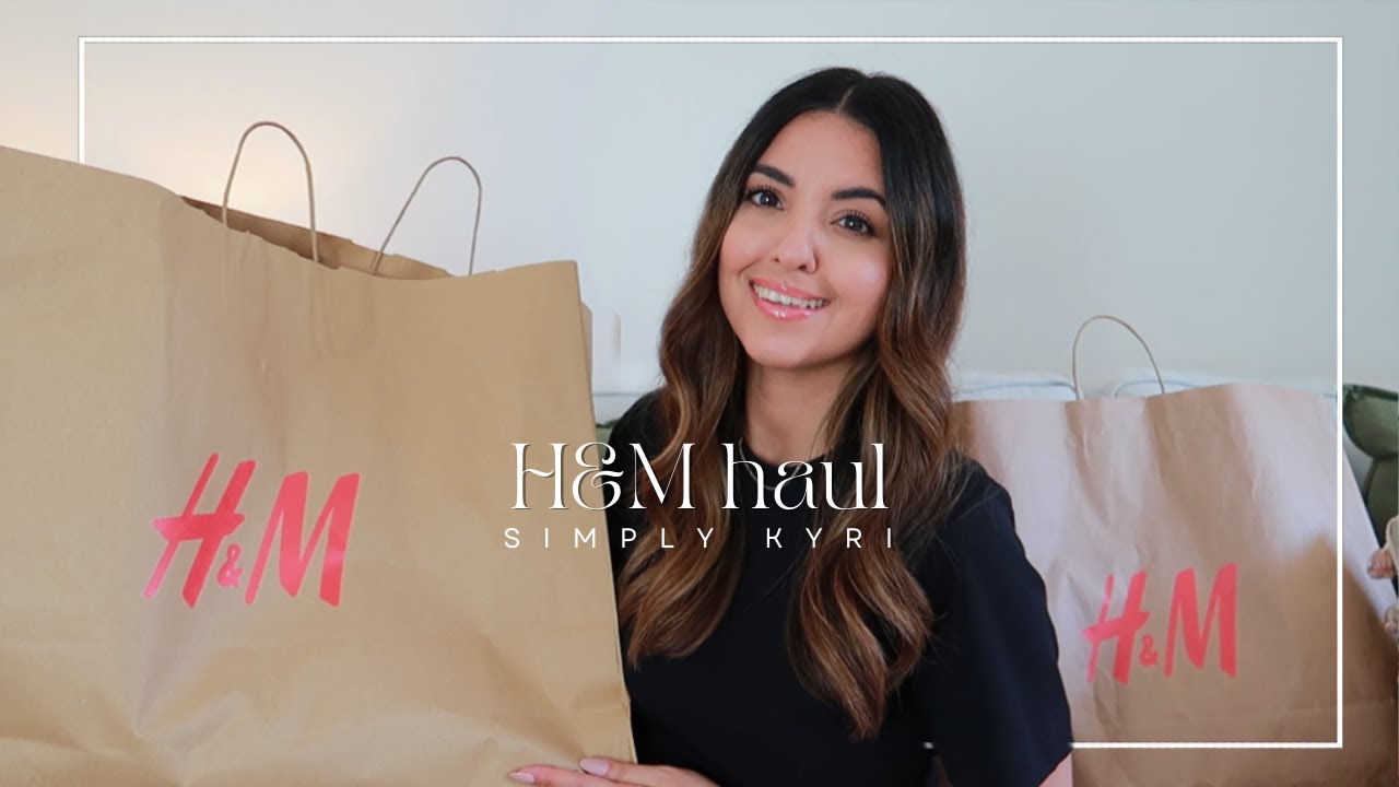 HUGE H&M AUTUMN HAUL | TRANSITIONAL PIECES TRY ON HAUL | Simply Kyri