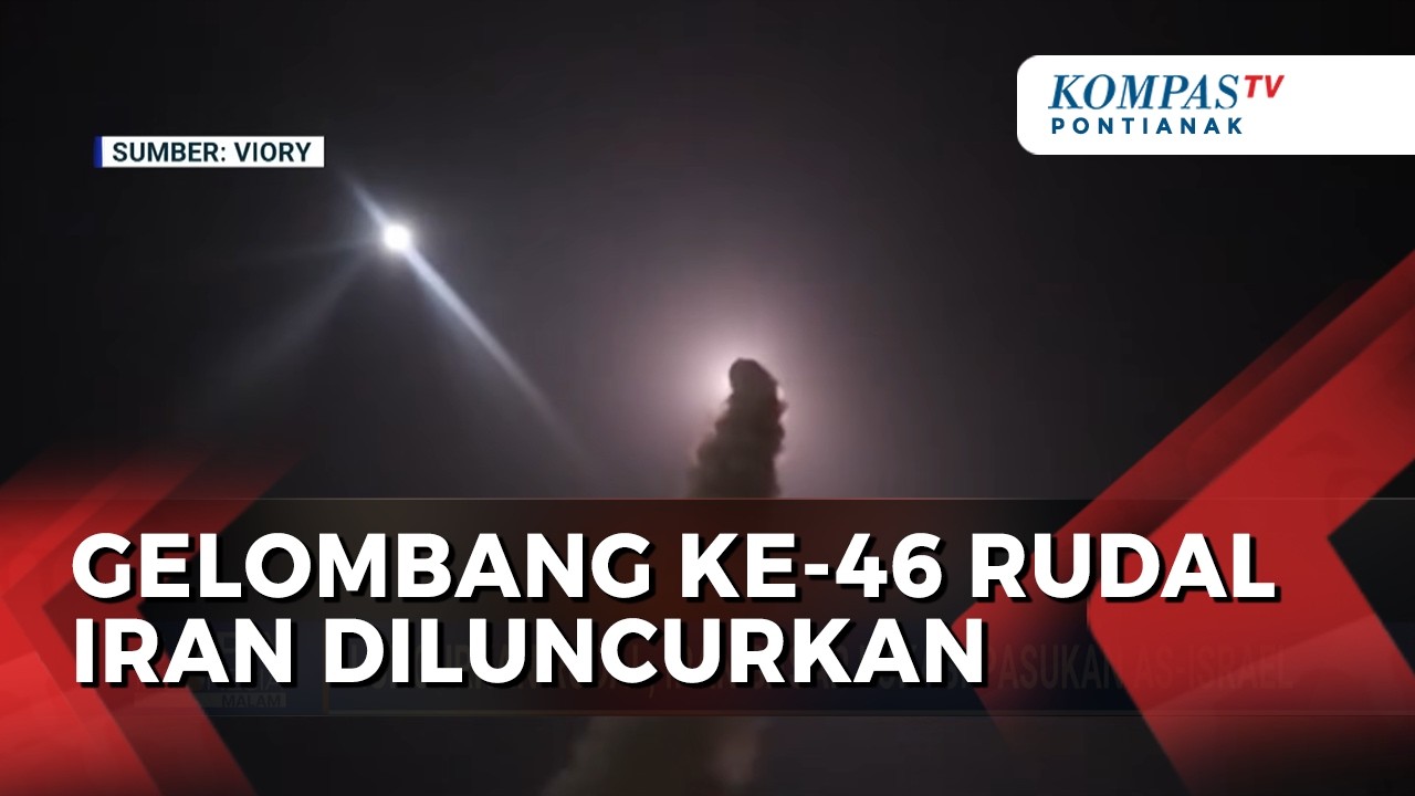 Iran Meluncurkan Rudal Gelombang Ke-46, Targetkan Fasilitas Militer AS