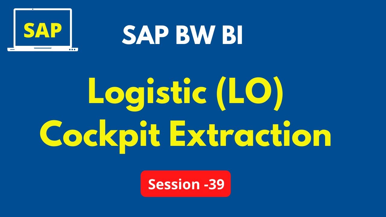 LO Cockpit Tutorial | SAP BW Cockpit Logistics Extraction | LO Cockpit Step By Step | LOS  in SAP BW