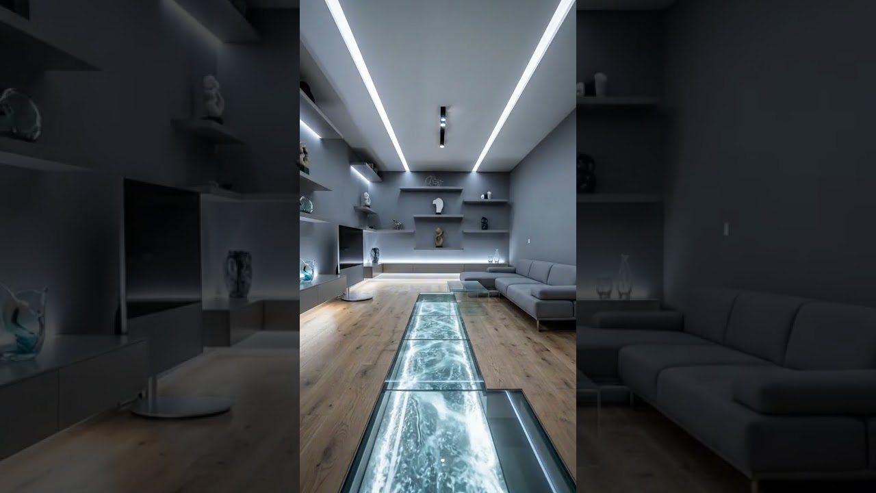 Modern Futuristic Living Room Transformation