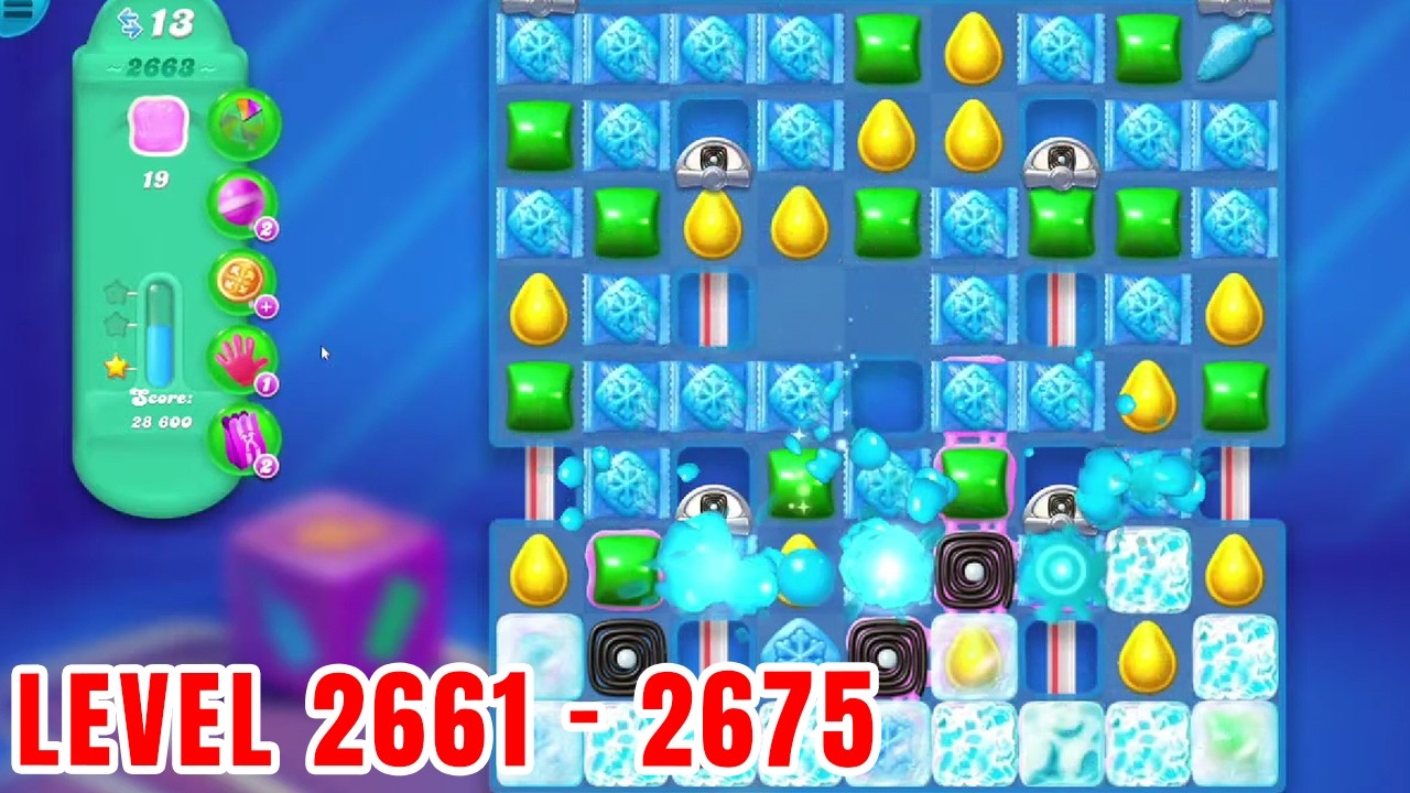 Candy Crush Soda Level 2661 - 2675 || Playing with Boosters