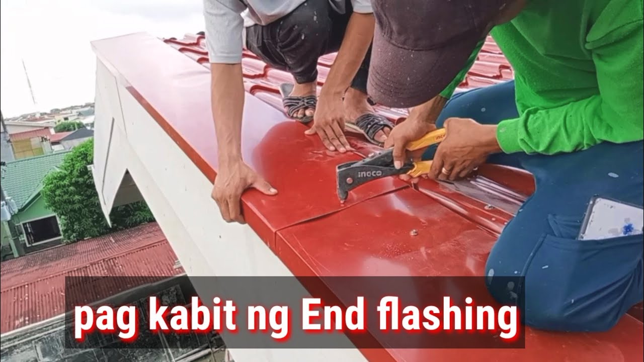 pag kabit Ng End flashing (foreman Fuentes)