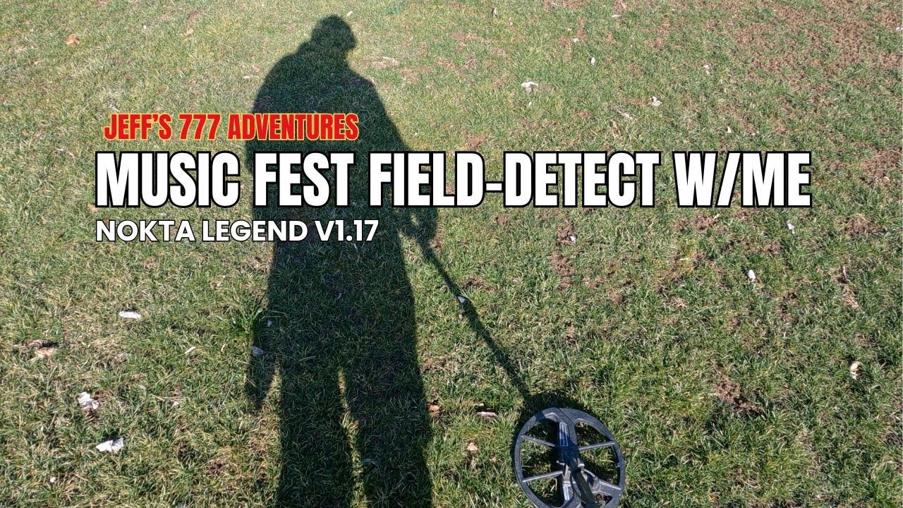Detecting Music Fest Field #metaldetecting