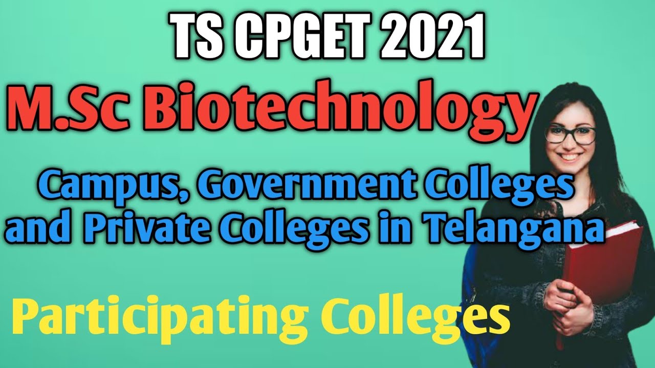 Msc Biotechnology colleges || private, government and campus colleges || 2021 participating colleges