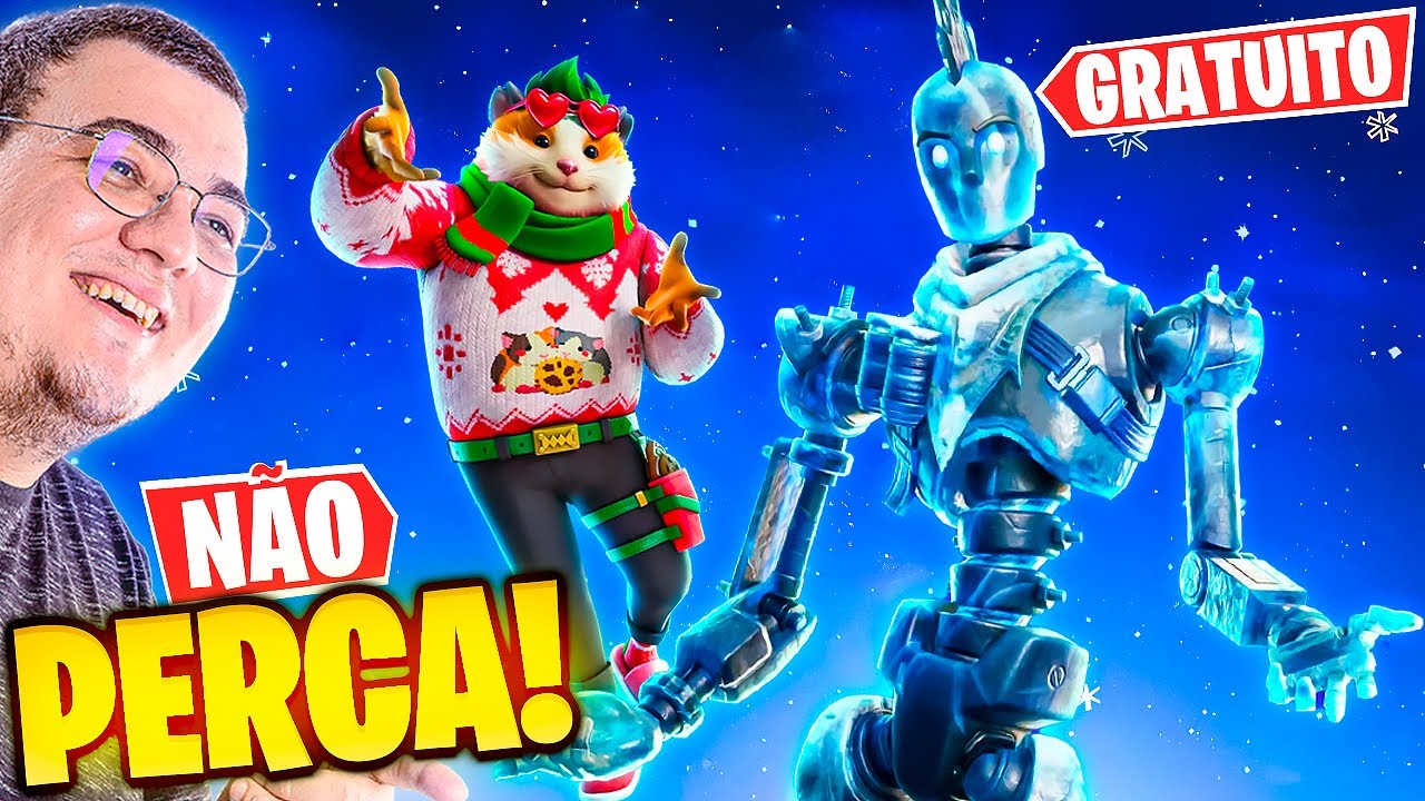 NÃO PERCA! 😱🎄 ÚLTIMO DIA DAS SKINS GRÁTIS DO CHALÉ DE NATAL!