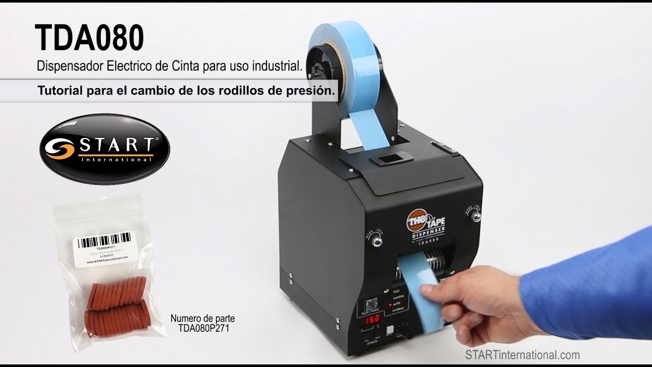 TDA080 Tutorial para cambiar el rodillo de presion.