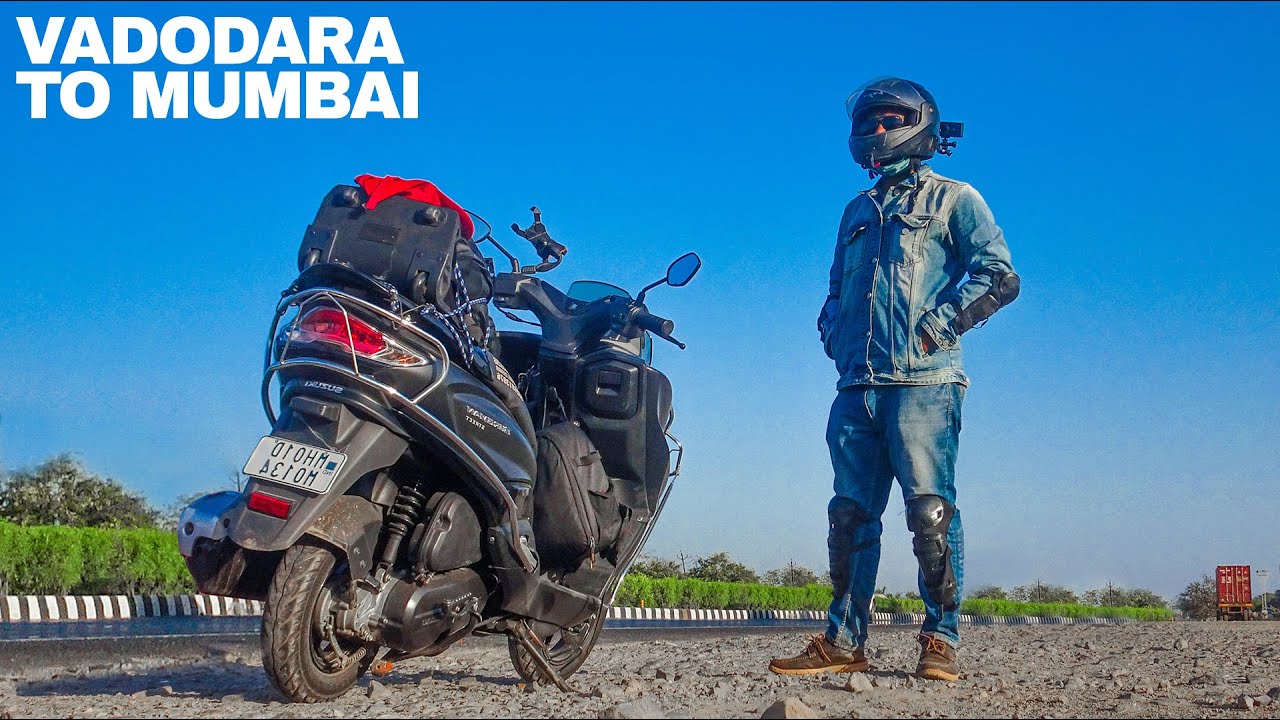 VADODARA TO MUMBAI ON SUZUKI BURGMAN STREET (430.6KMS) DAY 3 - GOING BACK HOME...