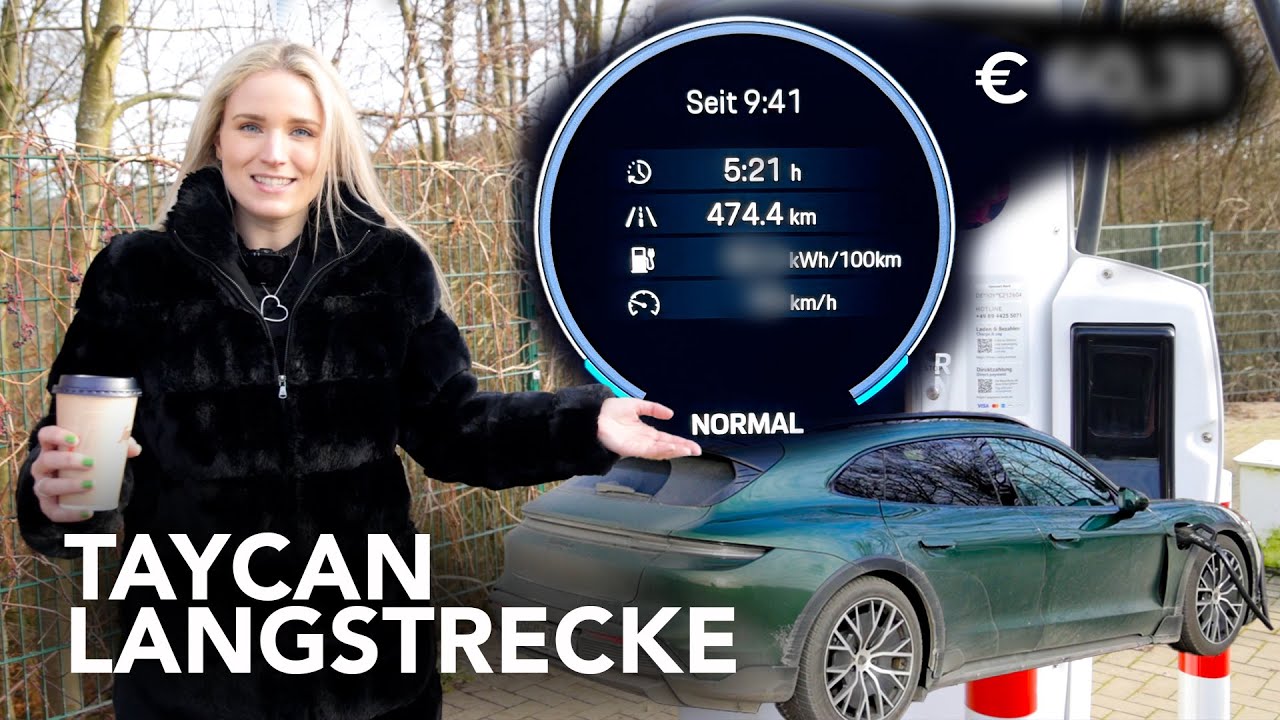 474 KM Langstreckentest im Porsche Taycan 4 Cross Turismo Facelift zur Essen Motor Show 2024