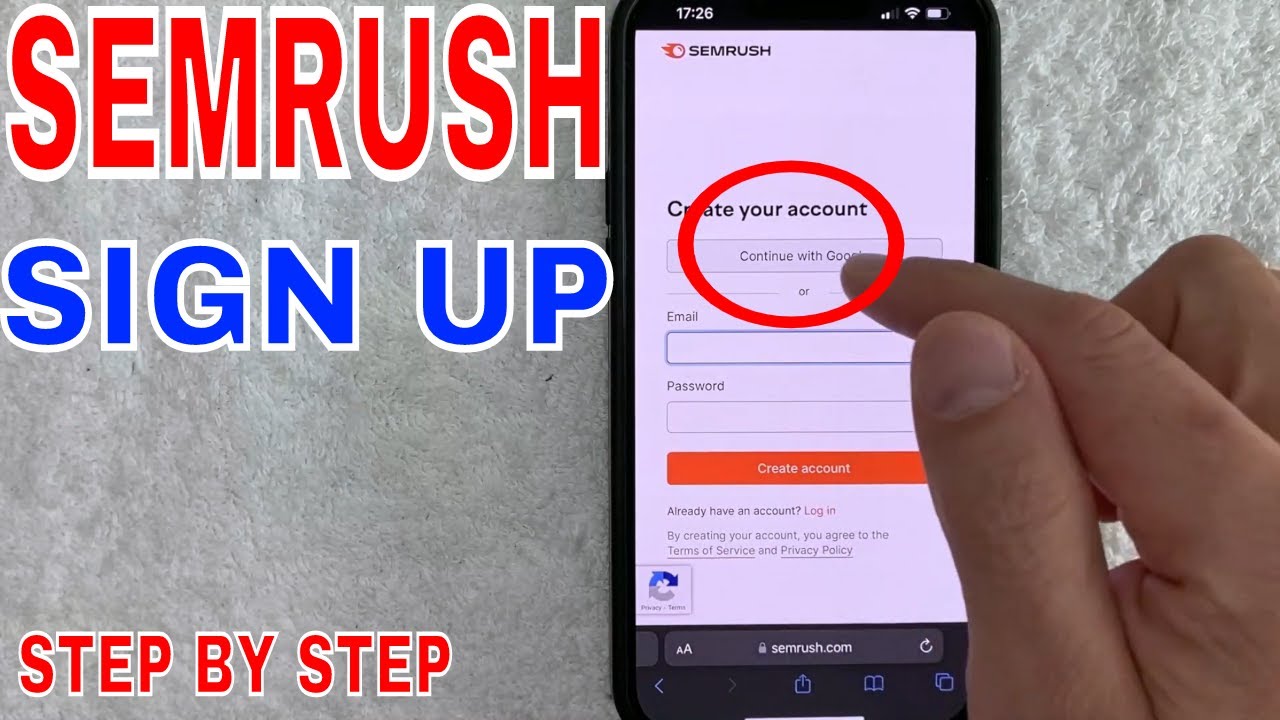 ✅ How To Sign Up For SEM Rush Account 🔴