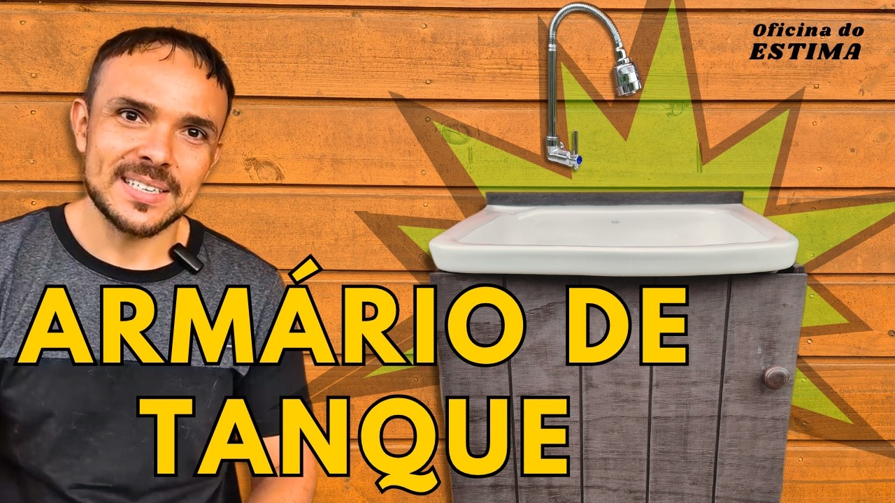 Construindo um Móvel em Compensado Naval | DIY para Instalar Tanque de Louça + Torneira