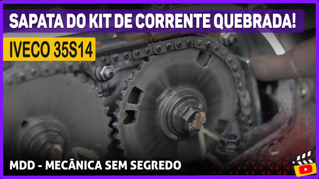 IVECO 35S14 SAPATA do kit de corrente QUEBRADA