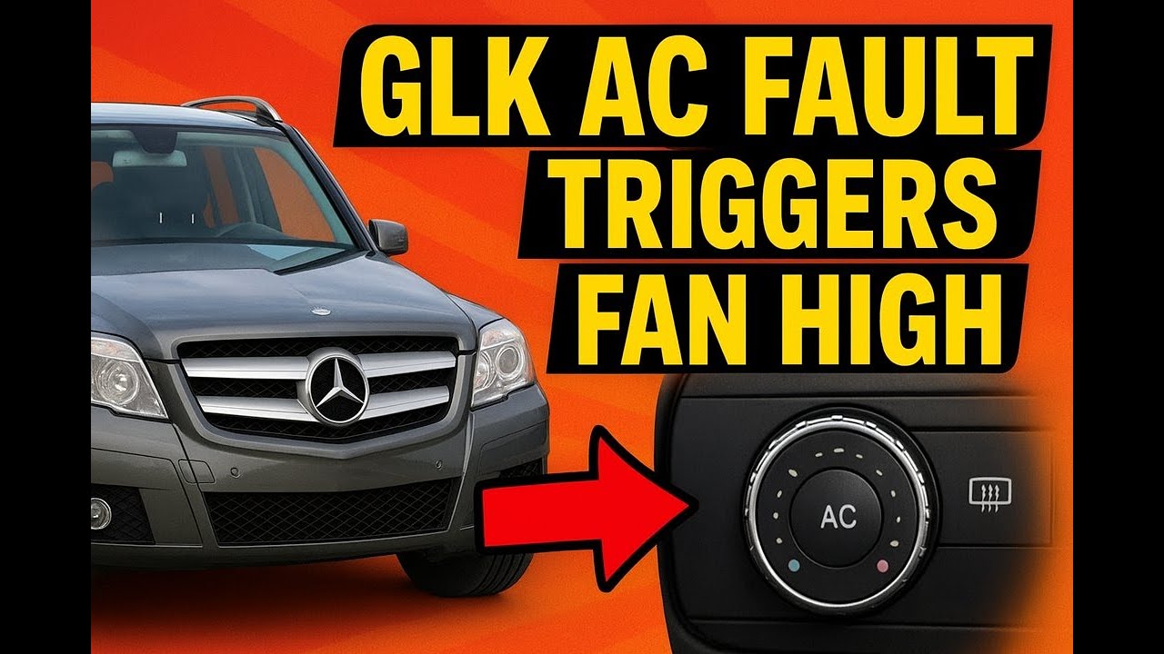 Mercedes GLK AC Problem Triggering Fan at Maximum Speed