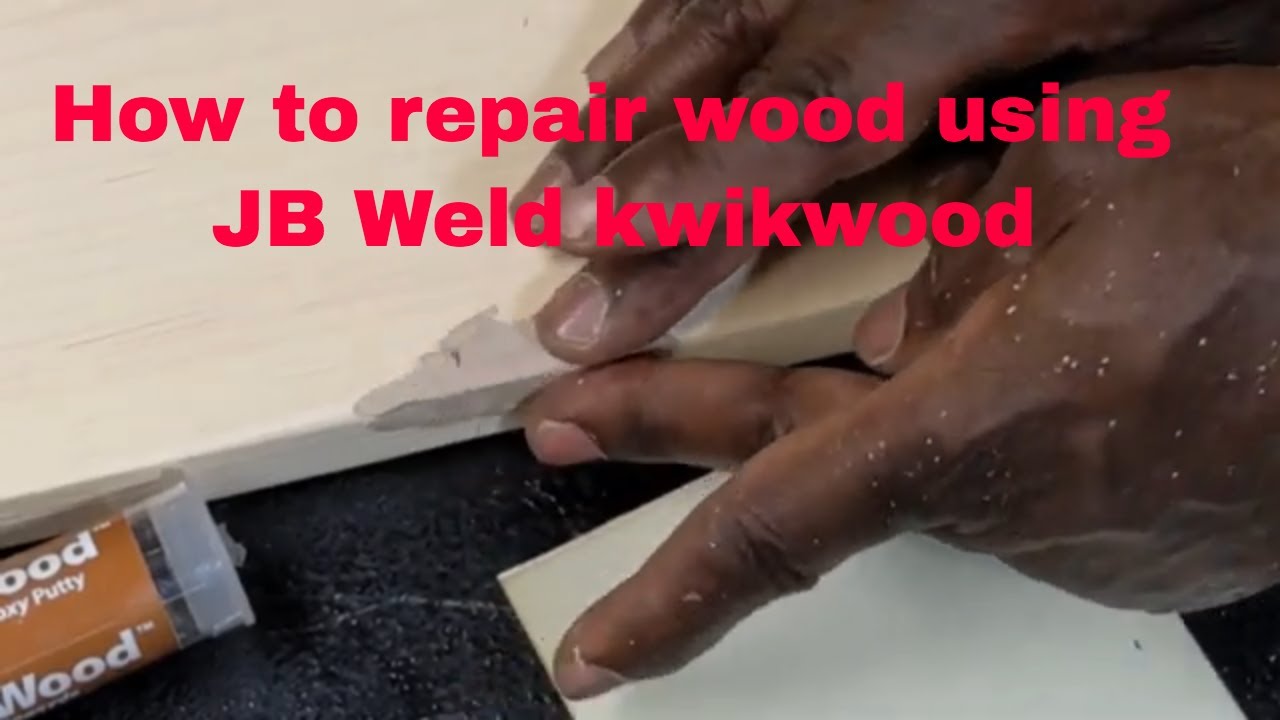 Как использовать JB Weld Kwikwood