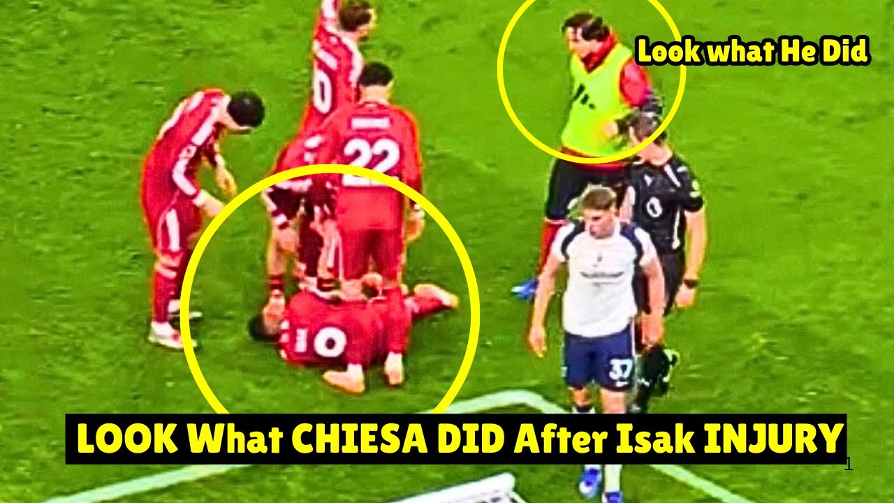 Federico Chiesa REACTION as he DID THIS To Alexander Isak After Injury against Tottenham 