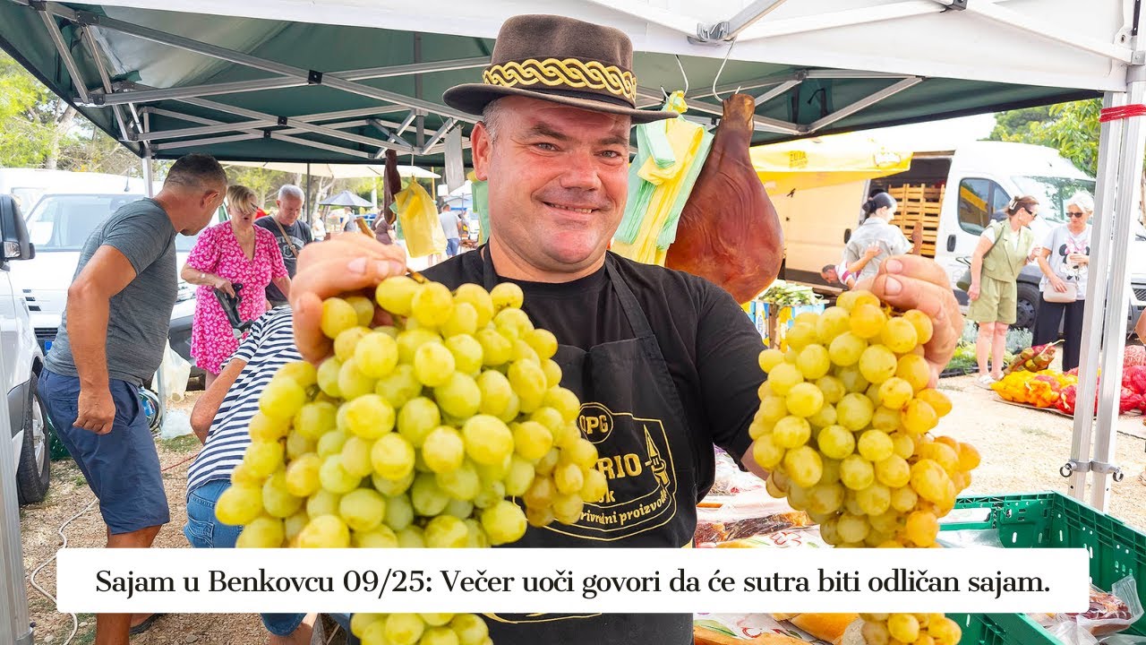 Sajam u Benkovcu (09/25). Odlična Ponuda Večer Uoči Sajma (09/25).