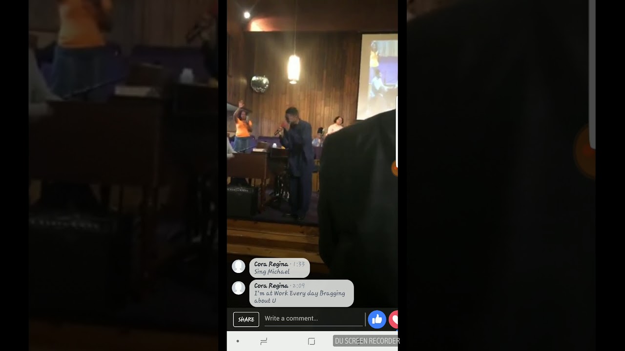 Michael J. Woodard tearing down the church