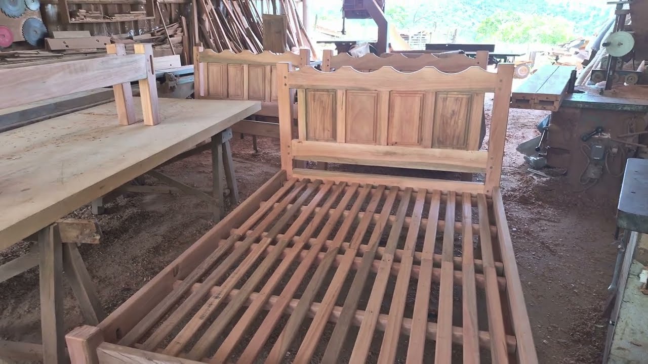 As cama já pronta falta só aplicar o verniz 
