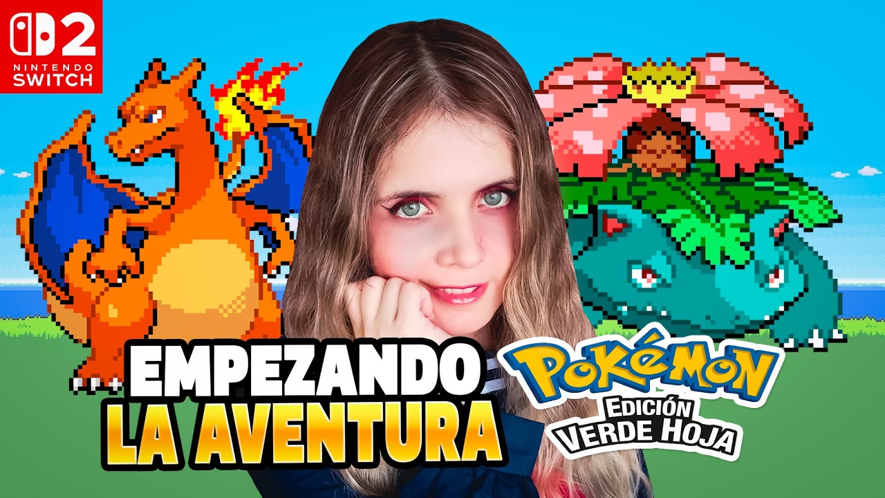 EMPEZANDO EN POKEMON VERDE HOJA - SWITCH 2 + REGALO DE SHINYS! (EXTENSIBLE)