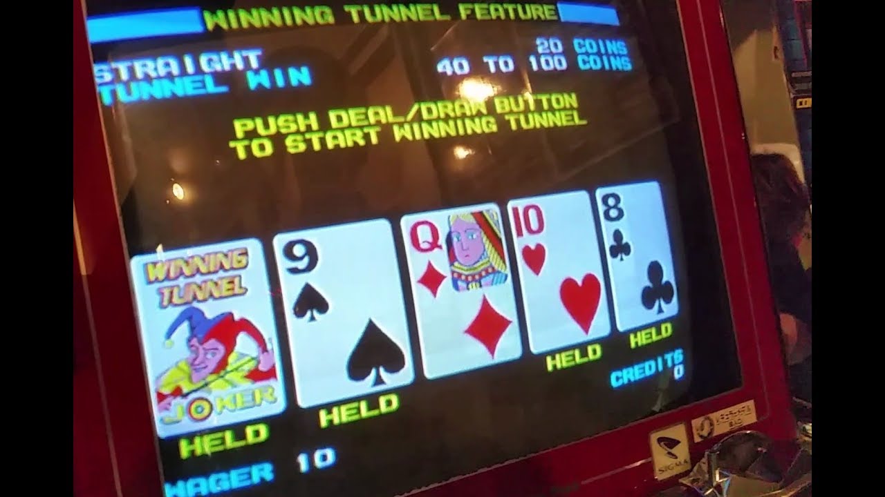 【メダルゲーム】WINNING TUNNEL JOKER POKER【ポーカーゲーム】