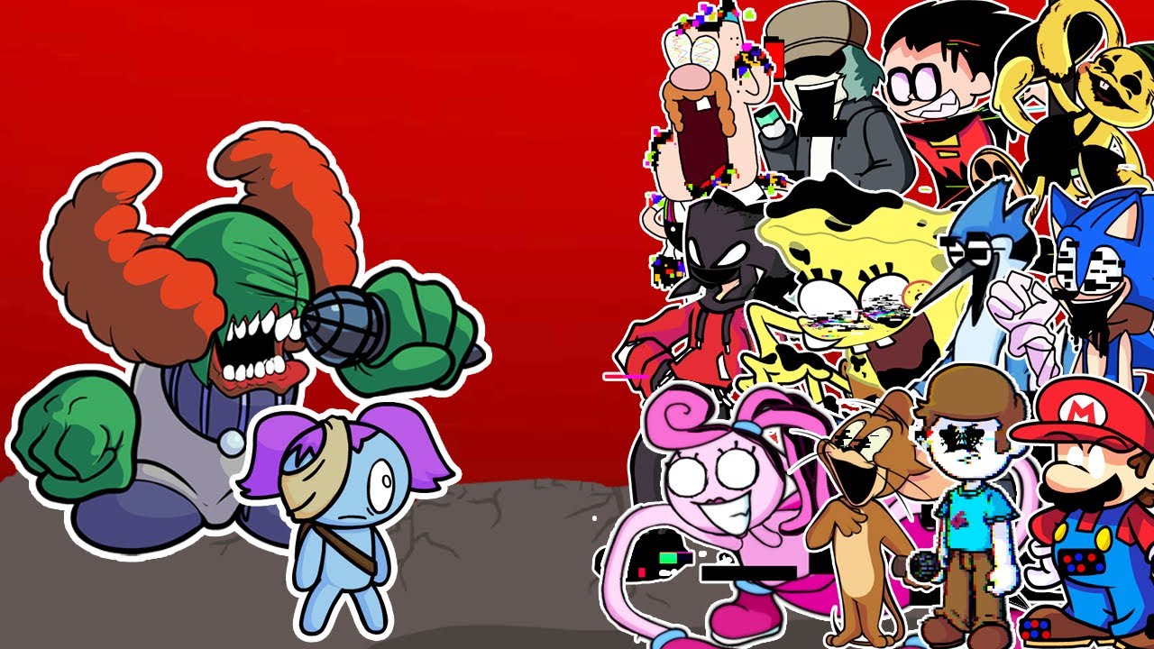 FNF - Madness But All Pibby Characters Sings It 🎤 (Every Turn a Different Character Sings)
