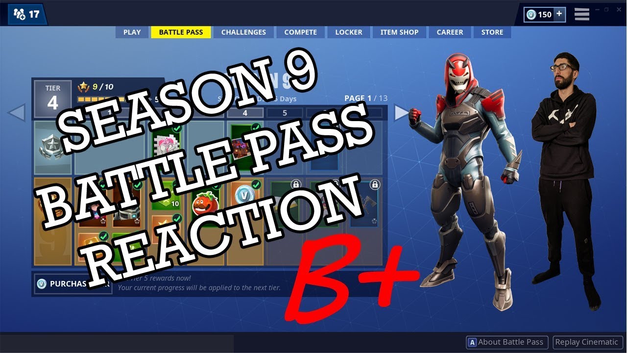 RyanYags Season 9 Battle Pass Reaction AND BATTLE PASS RANKING Seasons 2-9!