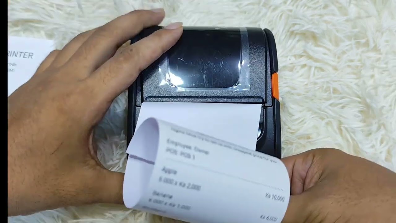 Gainscha B300 Unboxing, Printing, Mode Changing, linking with loyverse & 4 barcode