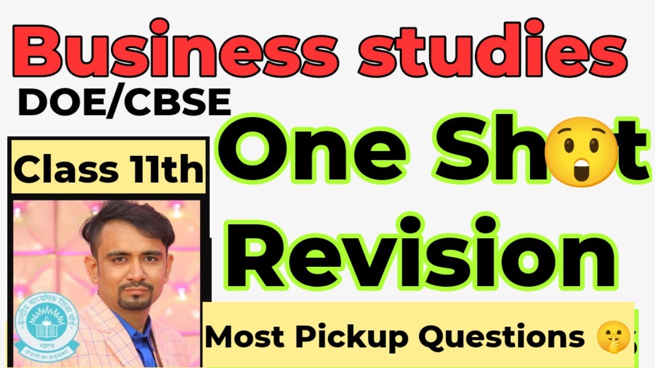 🔥 class 11 business studies one shot revision / business studies important questions 2026 / 11th pyq