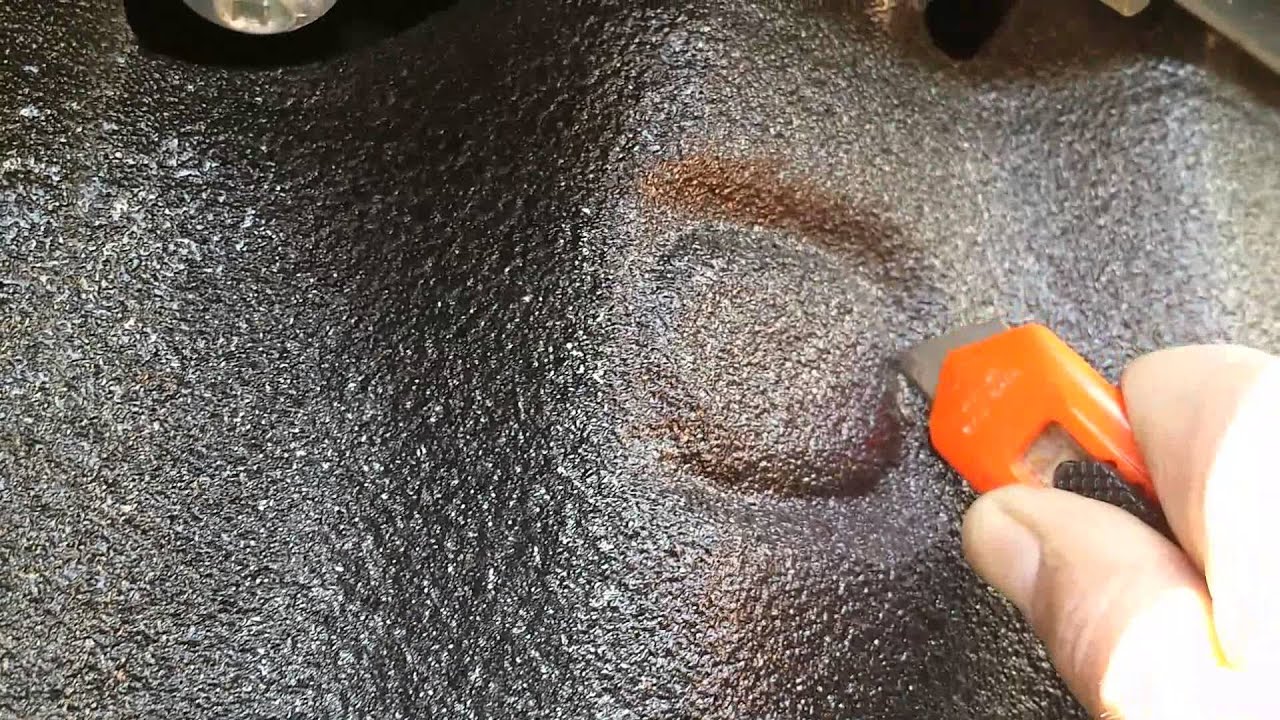 Remove Linex from tiedown caps